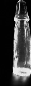 Dark Crystal Clear Large Dildo