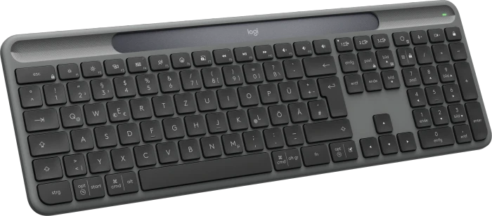 Logitech Signature Slim Solar+ K980 for Business, Grafit, Logi Bolt, USB/Bluetooth, DE