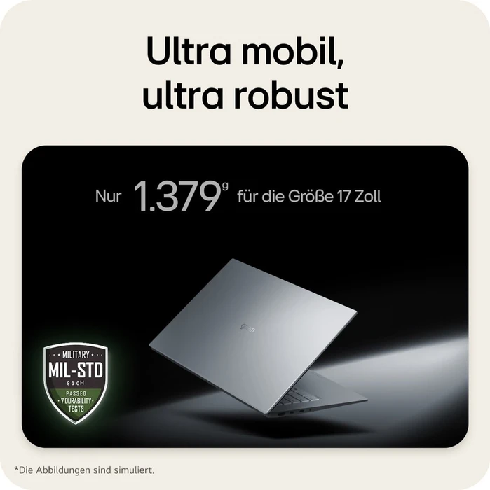 LG gram Pro 17, Core Ultra 7 355, 32GB RAM, 2TB SSD [2026]