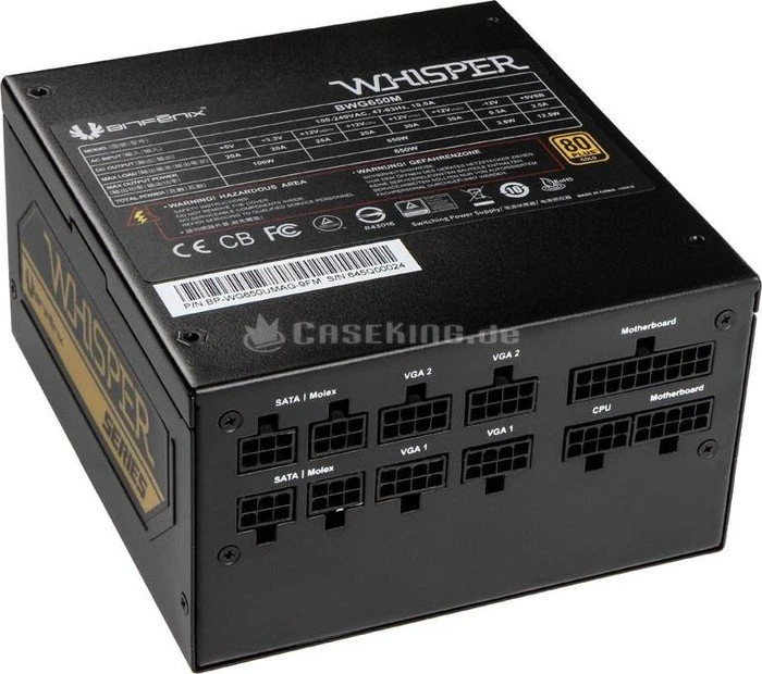BitFenix Whisper M 650W, ATX 2.4