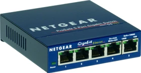 Netgear ProSAFE GS100 Desktop Gigabit Switch, 5x RJ-45