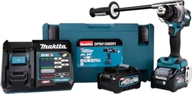 Makita DF001GD201 XGT Akku-Bohrschrauber inkl. MAKPAC + 2 Akkus 2.5Ah