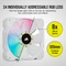 Corsair SP Series iCUE SP120 RGB Elite Triple Fan Kit, weiß, LED-Steuerung, 120mm, 3er-Pack Vorschaubild