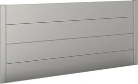 Biohort Sichtschutz 399x4x91cm für Hochbeet quarzgrau-metallic