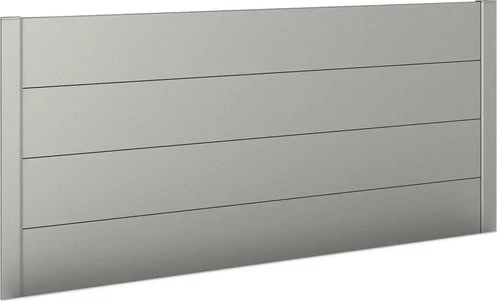 Biohort Sichtschutz 399x4x91cm für Hochbeet quarzgrau-metallic