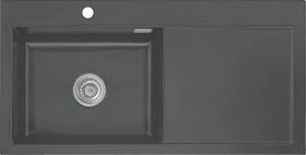 systemceram Mera 100 SL F Einbau Becken links lava