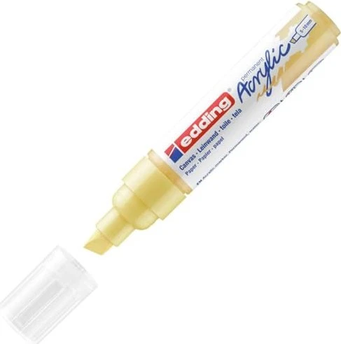 edding 5000 Acrylmarker breit pastellgelb