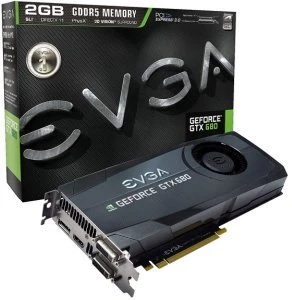 EVGA GeForce GTX 680, 2GB GDDR5, 2x DVI, HDMI, DP