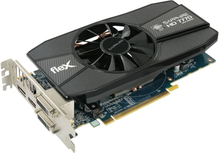 Sapphire Radeon HD 7770 GHz Edition FleX, 1GB GDDR5, 2x DVI, HDMI, DP, lite retail