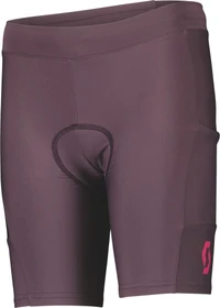 Scott Shorts Fahrradhose kurz dark purple/carmine pink (Junior)