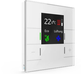 MDT Raumtemperaturregler Smart Glas weiß