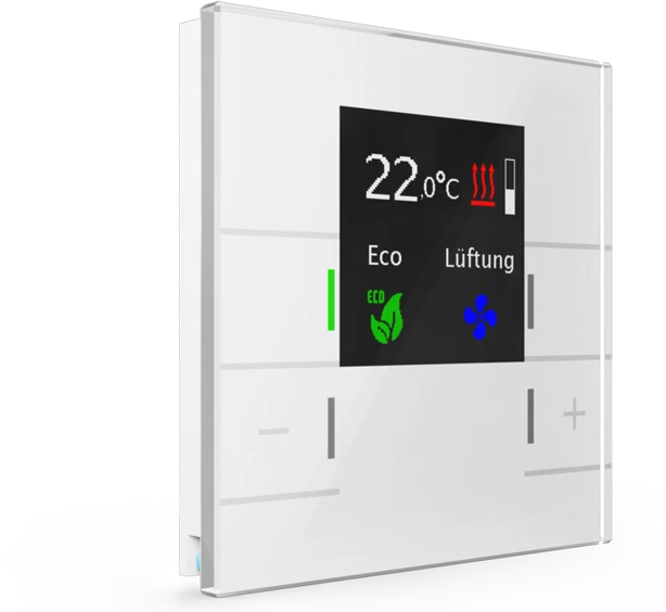 MDT Raumtemperaturregler Smart Glas weiß