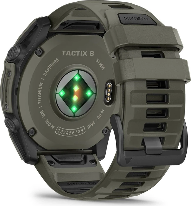 Garmin tactix 8 AMOLED Cerakote 51mm olive drab