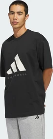 adidas Basketball genderneutral T-Shirt kurzarm black/off white