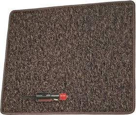 Pro Car Heizteppich mit Antirutschbelag 12V 60x70cm, braun