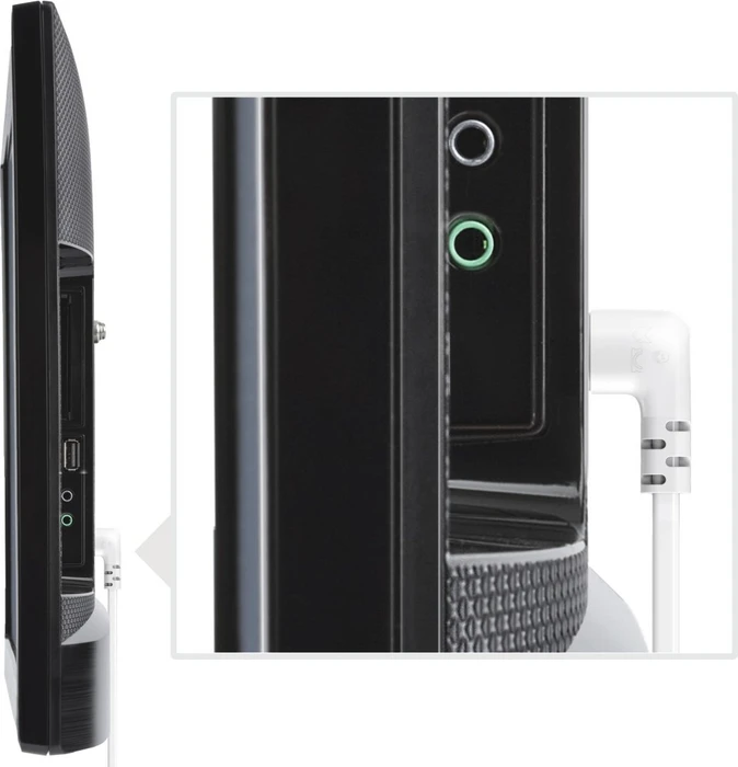 Hama Euro-Netzkabel gewinkelt/gewinkelt, 5m weiß