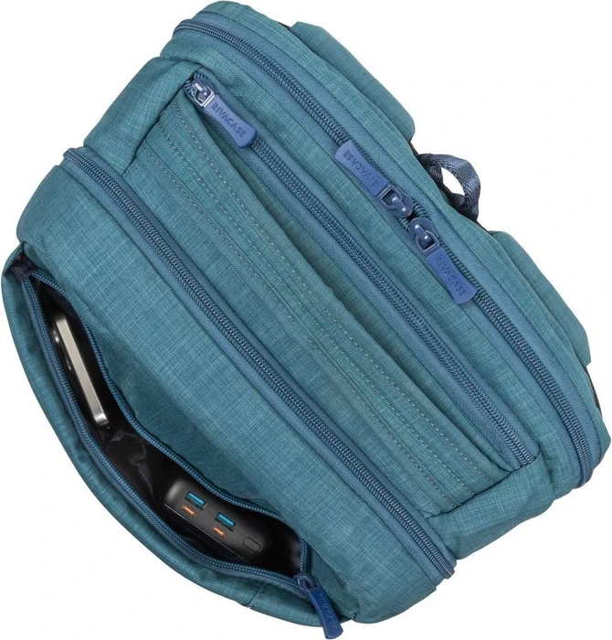 RivaCase 8365 Biscayne ECO 17.3" carry-on Laptop-Rucksack, blau