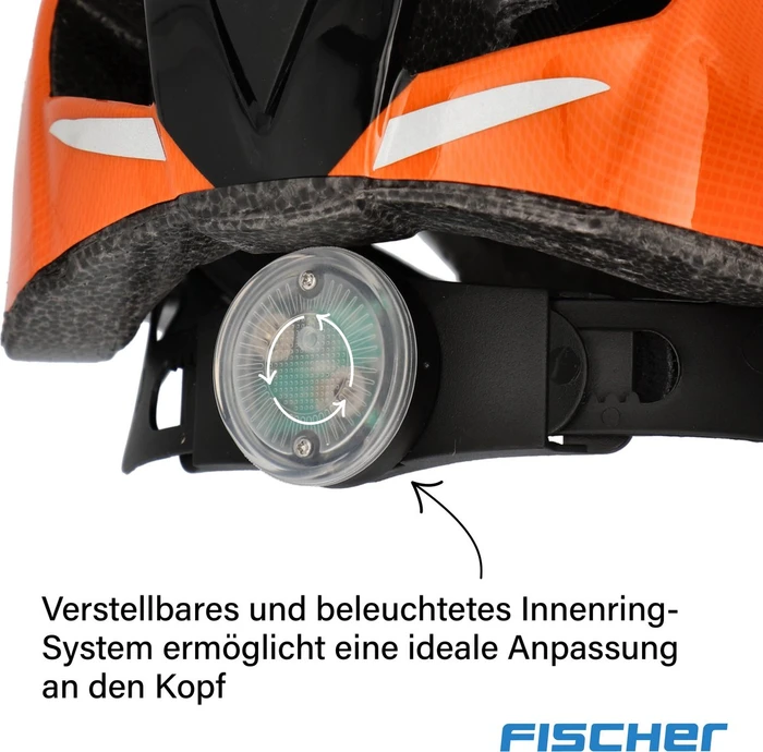 Fischer Urban Sport Helm orange/schwarz