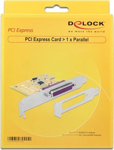 DeLOCK 1x parallel, PCIe 2.0 x1