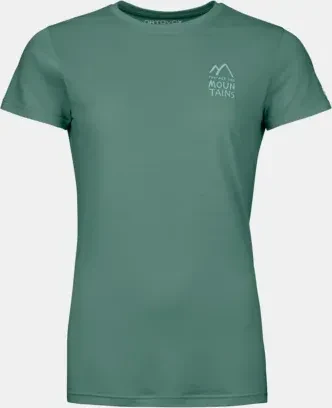 Ortovox 120 Cool Tec Mountain Duo Funktionsshirt kurzarm arctic grey (Damen)