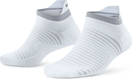 Nike Spark Lightweight No-Show Laufsocken white/reflect silver