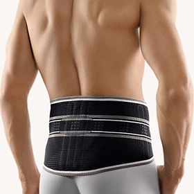 Bort Medical StabiloBasic Rückenbandage mit Pelotte Größe 2 schwarz, 1 Stück