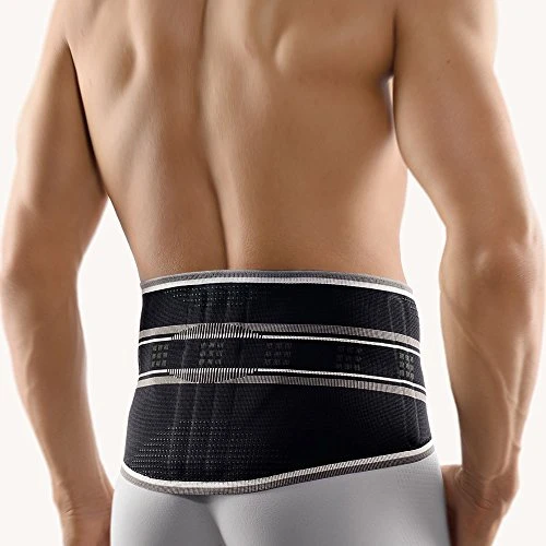 Bort Medical StabiloBasic Rückenbandage mit Pelotte Größe 2 schwarz, 1 Stück
