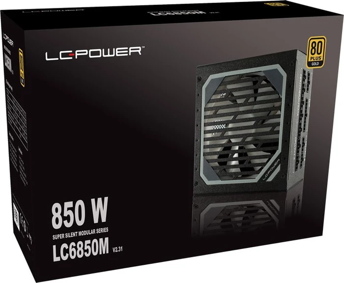 LC-Power LC6850M V2.31 Super Silent Modular 850W, ATX 2.31