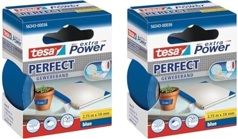 tesa Gewebeband, 38 mm x 2,75 m, blau