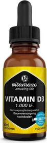 Vitamaze Vitamin D3 1.000 I.E. hochdosiert vegetarische Tropfen, 50ml