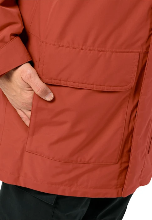Jack Wolfskin Winterlager Funktionsmantel intense rust (Herren)