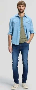 Lee Luke High Stretch Jeans dark force (Herren)