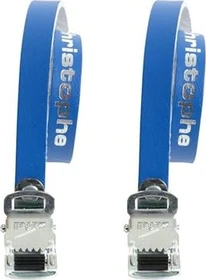 Zéfal Christophe Leather Toe-Straps Pedalriemen blau