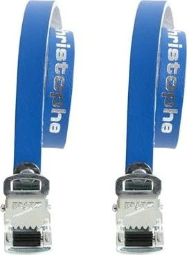 Zéfal Christophe Leather Toe-Straps Pedalriemen blau