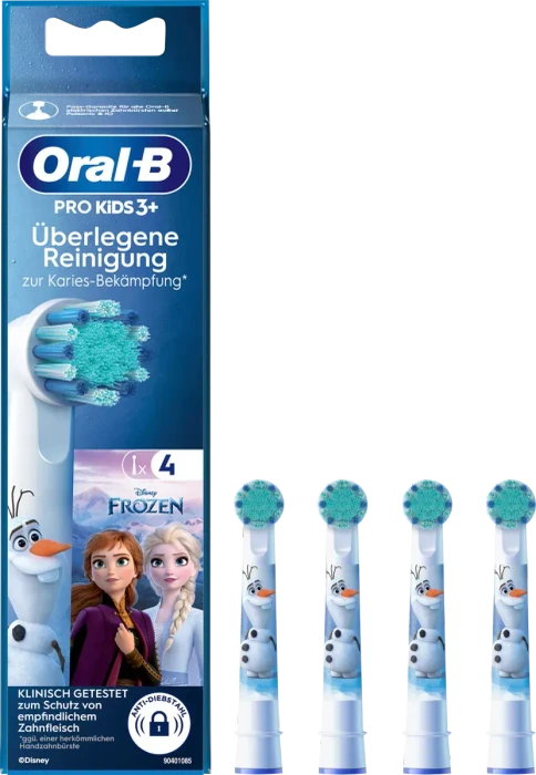 Oral-B Kids Frozen II Kinder-Ersatzbürste, 4 Stück