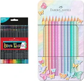 Faber-Castell Black Edition Buntstift sortiert, Kartonetui, 36er-Set