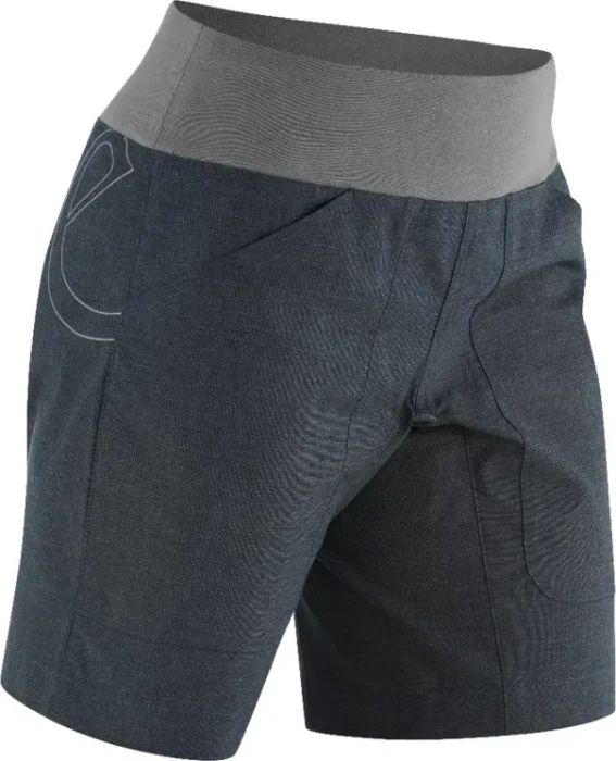 Edelrid Sansara Shorts Kletterhose kurz blau/grau (Damen)