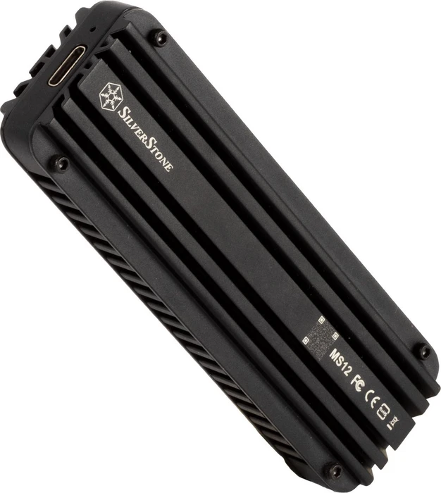 SilverStone MS12, M.2 SSD, USB-C 3.2