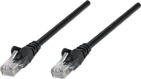 Intellinet Patchkabel, Cat5e, U/UTP, RJ-45/RJ-45, 3m, schwarz