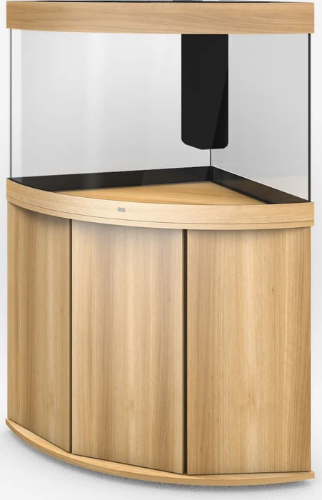 Juwel Trigon 190 LED Aquarium-Set mit Unterschrank, helles Holz/helles Holz, 190l