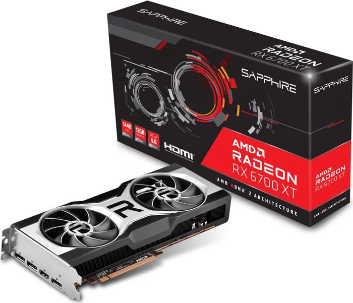 Sapphire Radeon RX 6700 XT, 12GB GDDR6, HDMI, 3x DP, lite retail