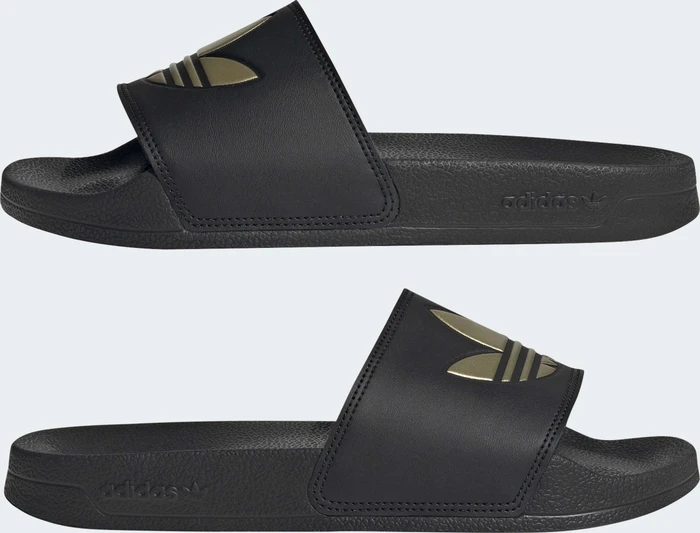 adidas Lite Adilette core black/matte gold