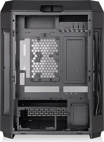 Thermaltake The Tower 600 Black, schwarz, Glasfenster