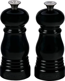 Le Creuset Classic Mini Salz-/Pfeffermühlen-Set schwarz glänzend, 2-tlg.