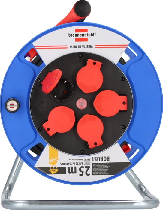 Brennenstuhl Garant ST 300 Kabeltrommel, Schuko auf 5x Schuko, 25m, IP44, H07RN-F 3G1,5