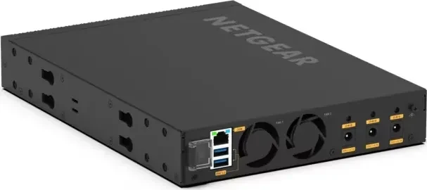 Netgear AVoIP M4350 Desktop 2.5G Managed Switch, 8x RJ-45, 2x SFP28, 119W PoE++