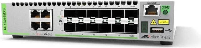 Allied Telesis CentreCOM XS900MX Desktop 10G Managed Switch, 12x SFP+, 4x RJ-45