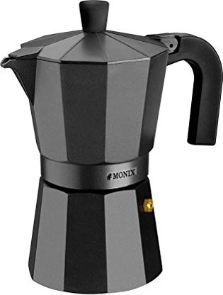Monix Vitro Noir 12 Tassen Espressokanne