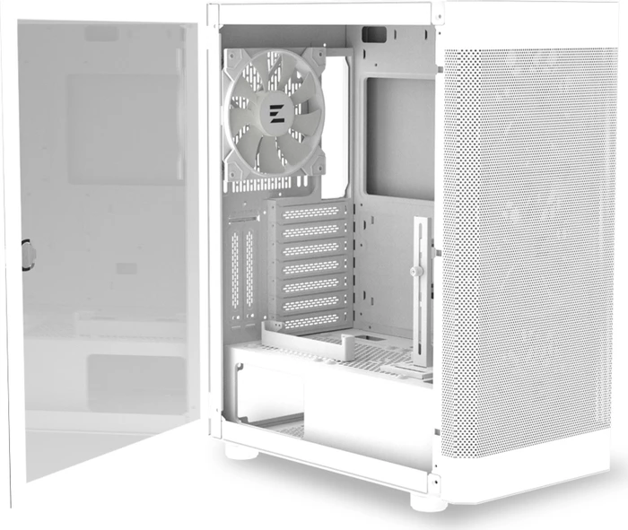 Zalman i4 TG White, Glasfenster