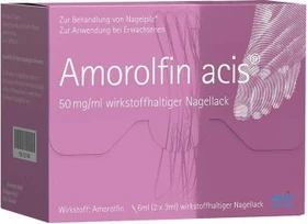 Amorolfin Acis 50 mg/ml wirkstoffhaltiger Nagellack, 6ml